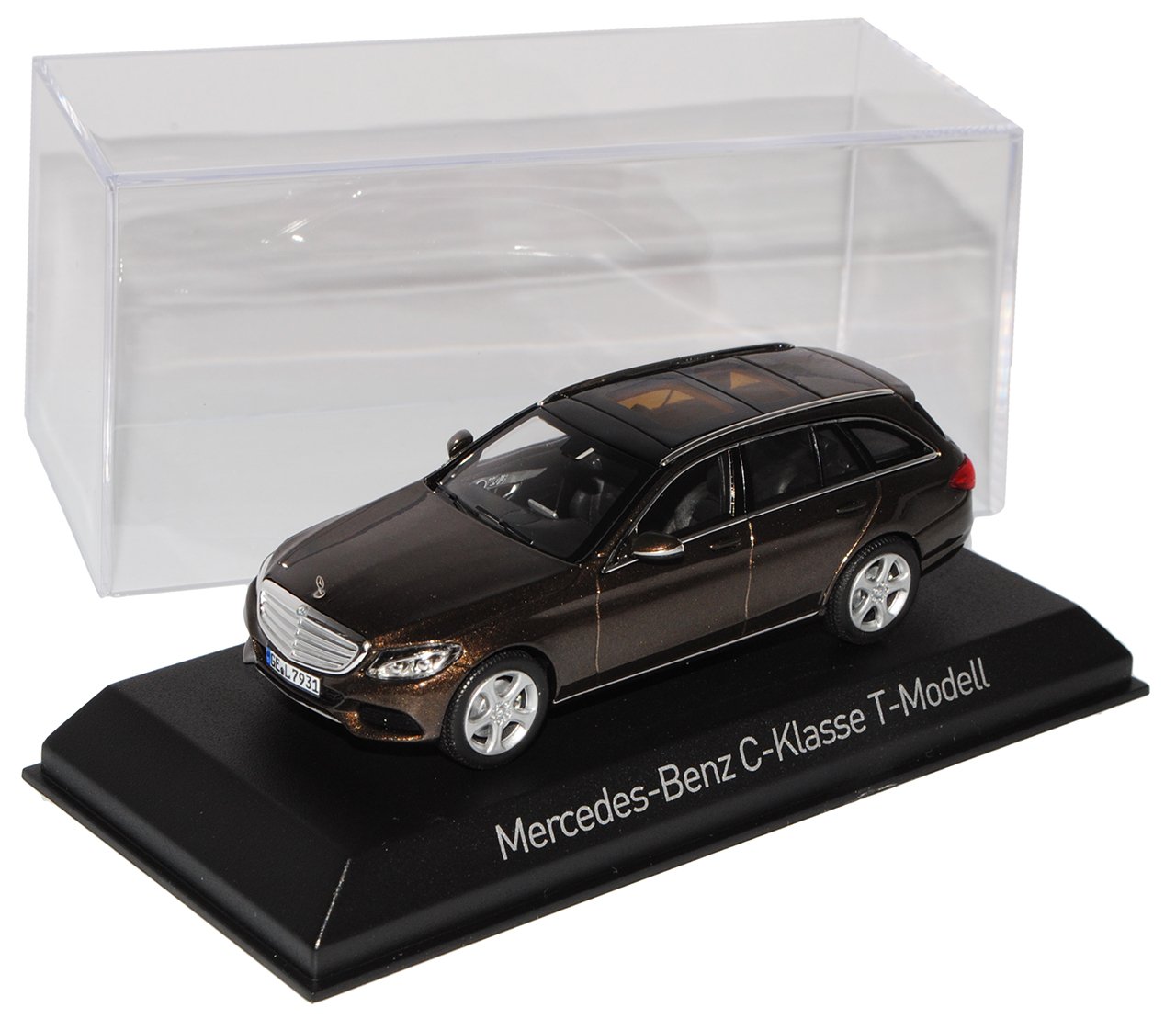 Norev Mercedes-Benz C-Class Estate T-Model Brown W205 from 2014 1